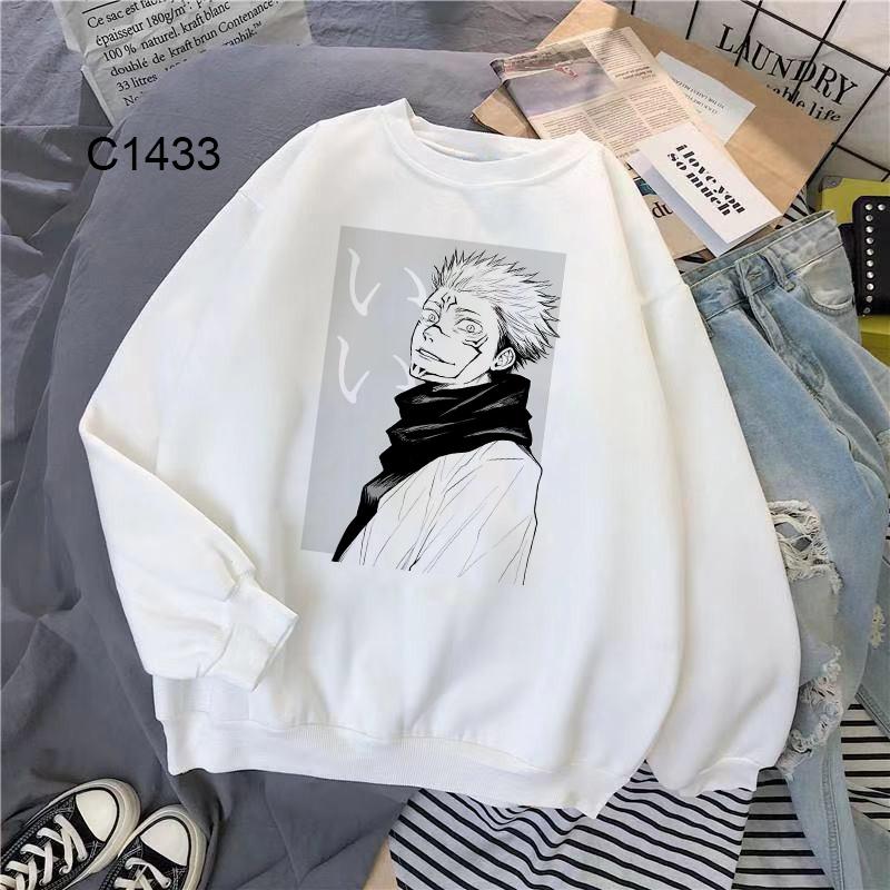 Áo sweater in hình anime Jujutsu Kaisen thời phong cách độc đẹp giá rẻ