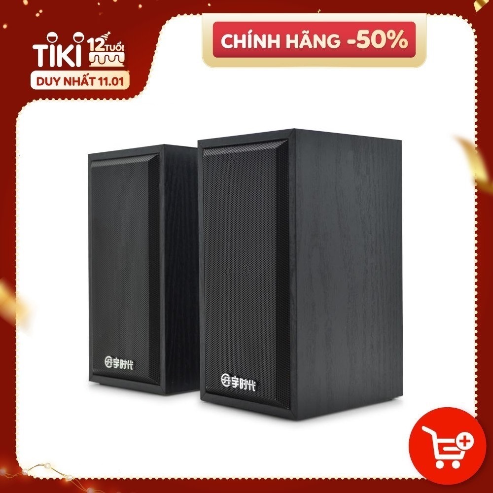 Bộ 2 loa máy tính để bàn siêu trầm V-07 - Hàng Nhập Khẩu