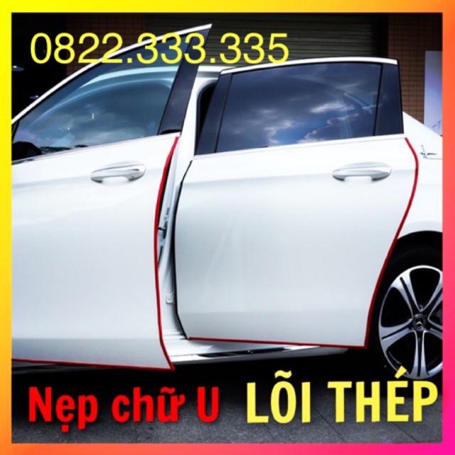 Nẹp U lõi thép, gioăng bảo vệ cánh cửa, cao su chống va chạm, cao su lõi thép chữ U, nẹp chống va chạm cánh cửa xe hơi