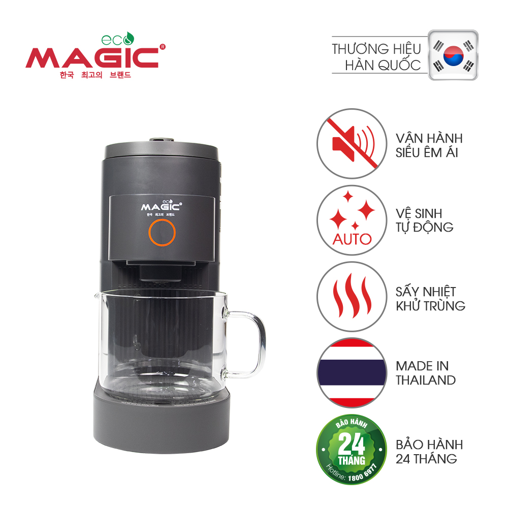 Máy Làm Sữa Hạt Đa Năng Tự Động Rửa Magic Eco AC -140 - Hàng chính hãng