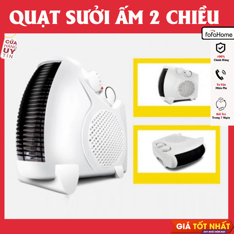 Quạt Sưởi Ấm Mùa Đông Cộng Suất Lớn, Máy Sưởi Gốm Để Bàn Có Cảm Biến An Toàn Chống Cháy