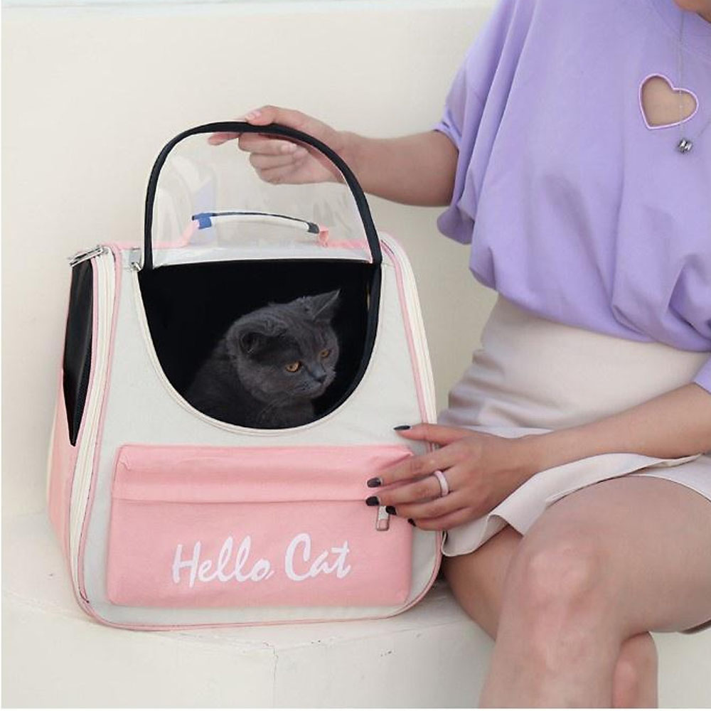 Balo Vận Chuyển Chó Mèo Thời Trang Hello Cat - Yonapetshop