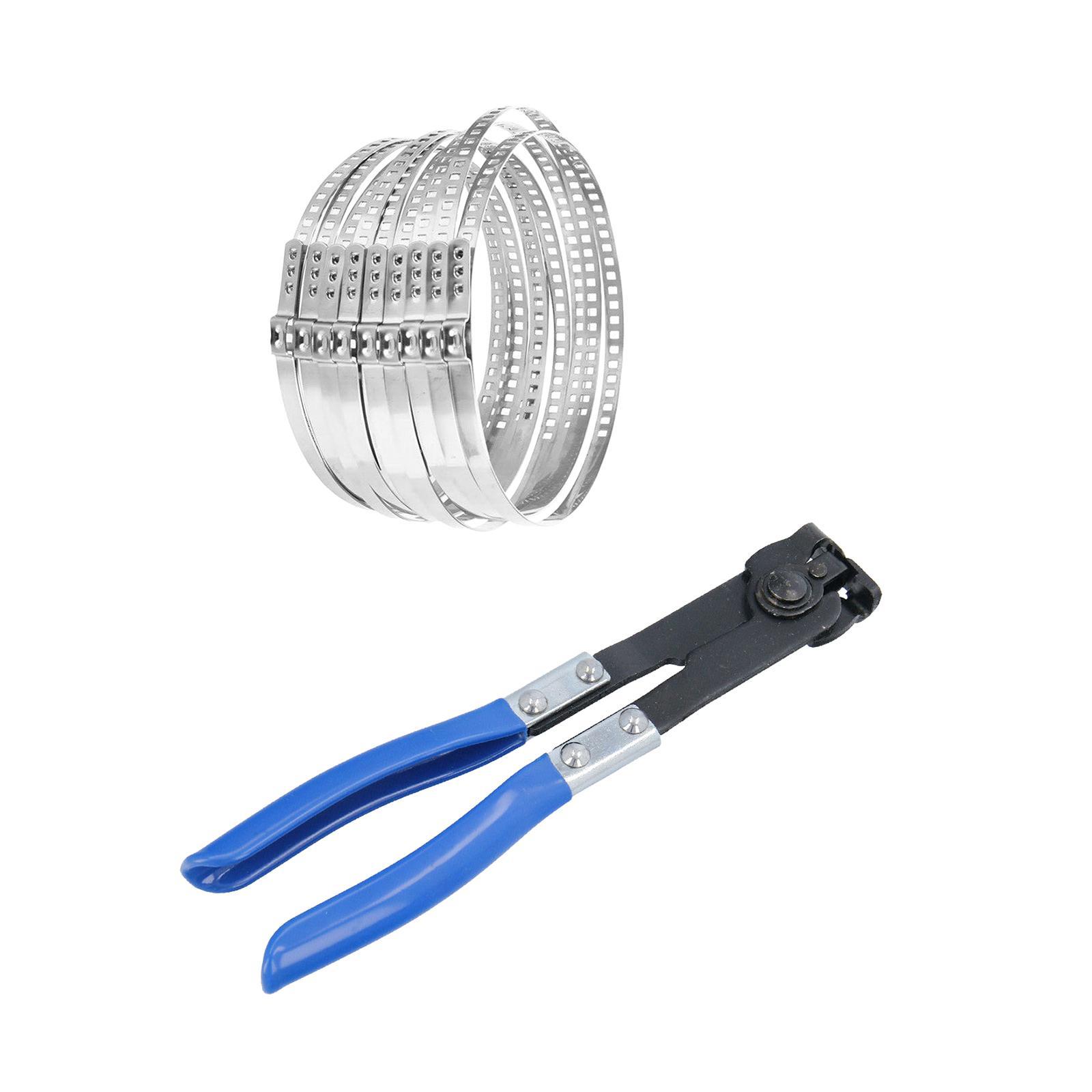 CV Boot Tool with 24 Bands Clamp Cinch Tool Car Easy to Use Portable Durable Water Pipe Crimping Pliers Universal Clamp Pliers Accessories