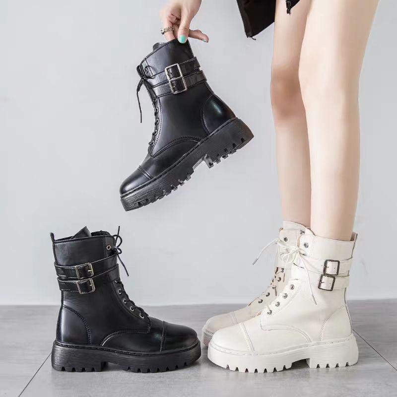 Boots cao cổ phong cách Ulzzang mạnh mẽ phong cách Hàn, hàng quảng châu loại đẹp