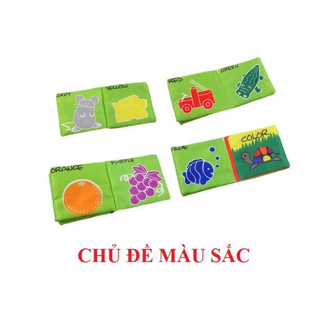 Sách Vải Tiếng Anh Cho Bé - Đồ Chơi An Toàn Cho Bé