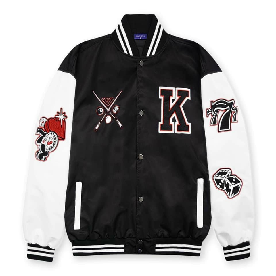 Áo khoác dù BOMBER form rộng, chất liệu dù 2 lớp Unisex TiC087