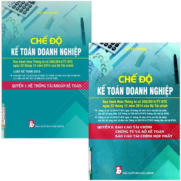 Combo Sách Chế Độ Kế Toán Doanh Nghiệp (Bộ 2 Quyển)