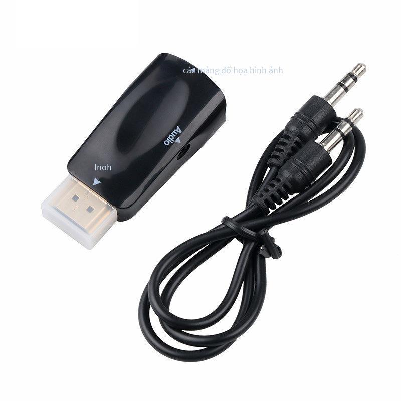 Bộ chuyển đổi hdmi nam sang vga nữ giá rẻ nhất với bộ chuyển đổi âm thanh hdmi máy tính máy chiếu Bộ chuyển đổi HD 1080P