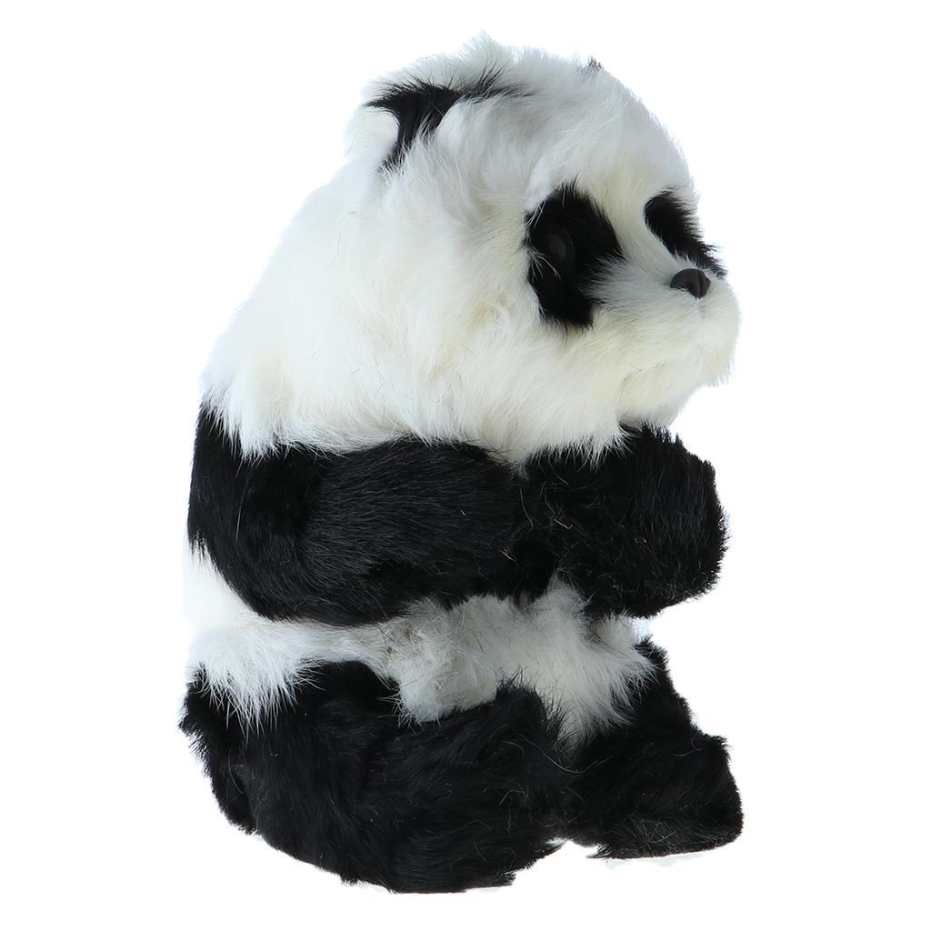 Simulation Panda Plush Animal Model Toy Home & Fairy Garden Decoration
