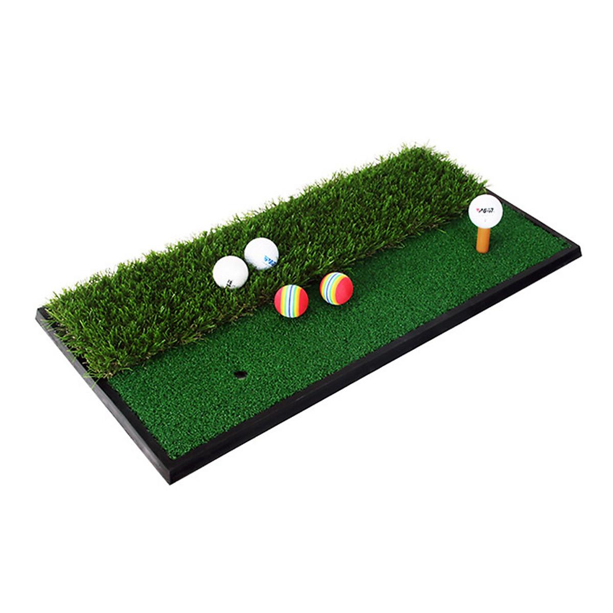 Thảm Tập Swing Golf Mini 30cm x 60cm - Loại 2 loại cỏ