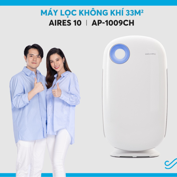 Máy lọc không khí Coway Aires (10) AP-1009CH - Hàng chính hãng