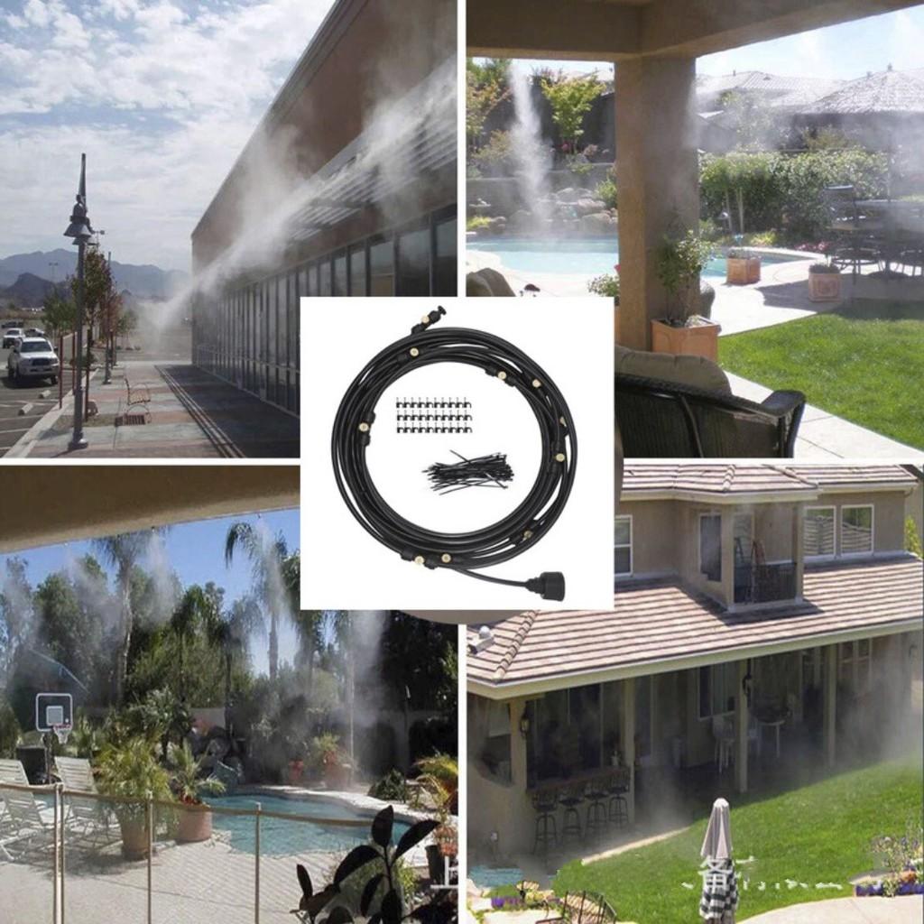 Hệ thống phun sương sân vườn 6M OUTDOOR MISTING COOLING SYSTEM