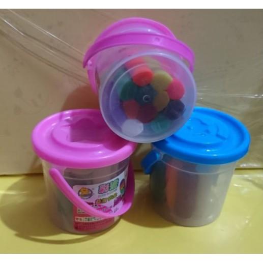 Đất nặn thủ công màu cho bé hình xô