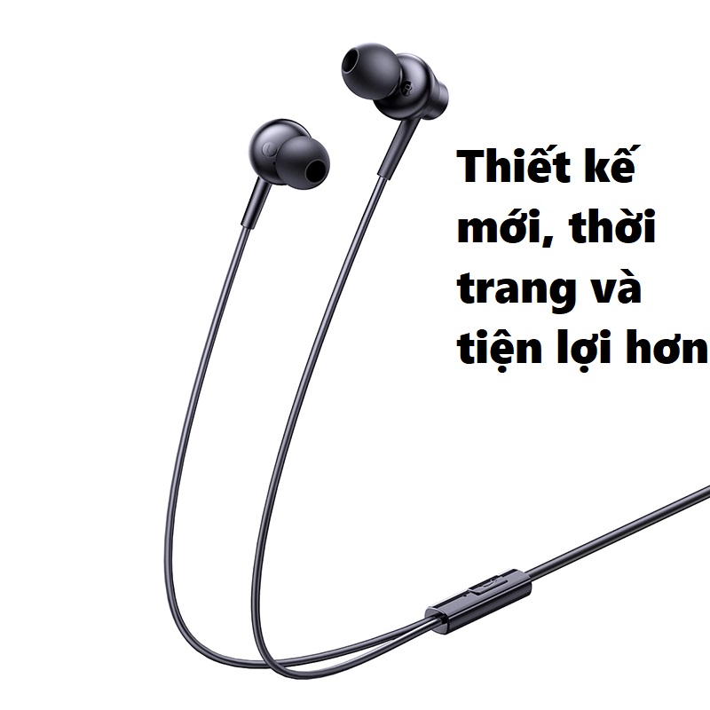 Tai nghe nhét tai chân cắm type-C tích hợp mic Bass mạnh Baseus Encok CZ11 _ Hàng chính hãng