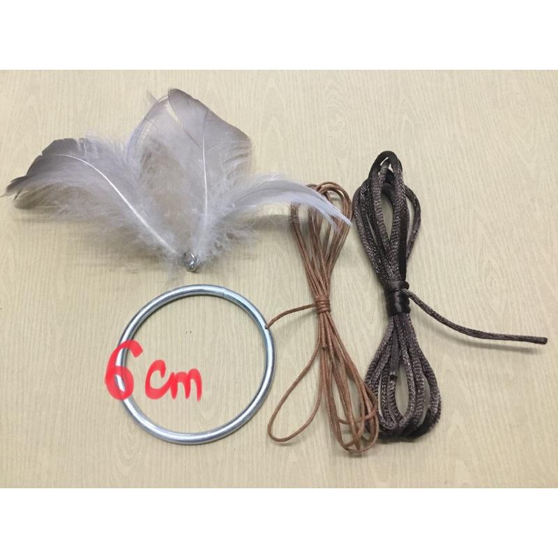 MẪU6CM dreamcatcher treo trang trí móc khóa - loại 6cm
