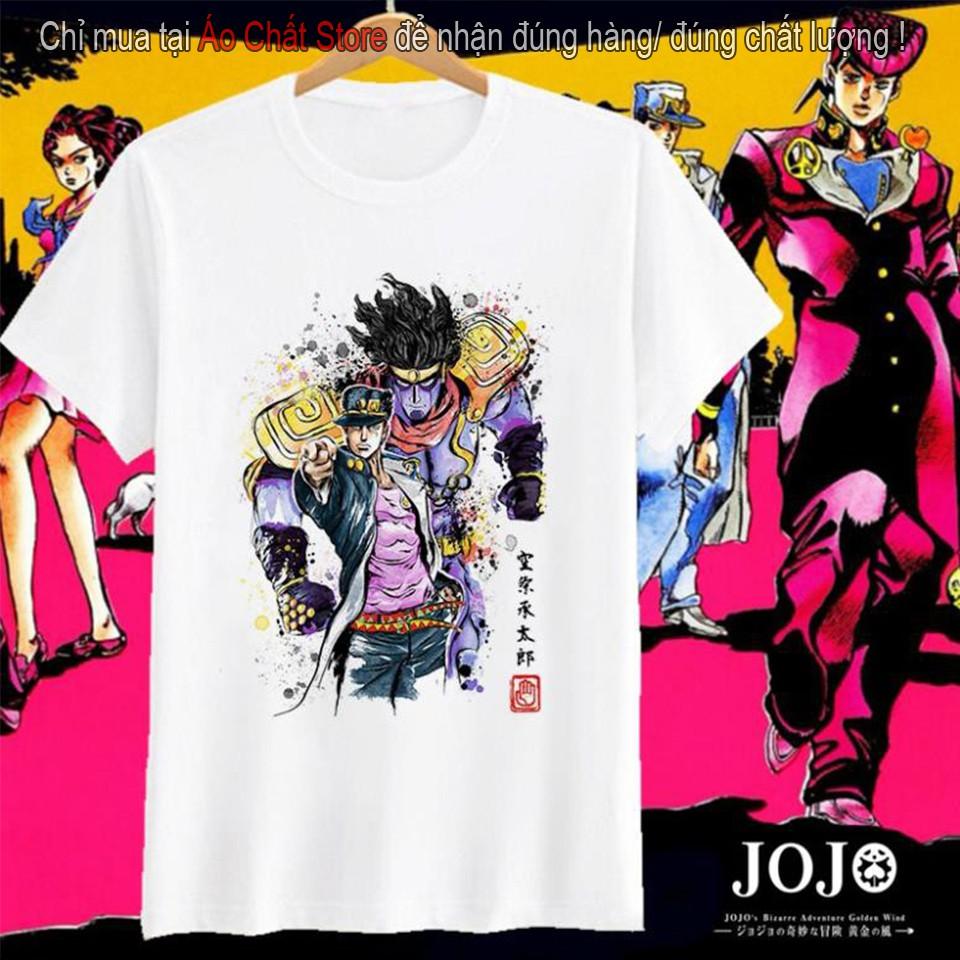 (VIDEO + ẢNH THẬT) Áo thun Jojo Bizarre Adventure Jotaro