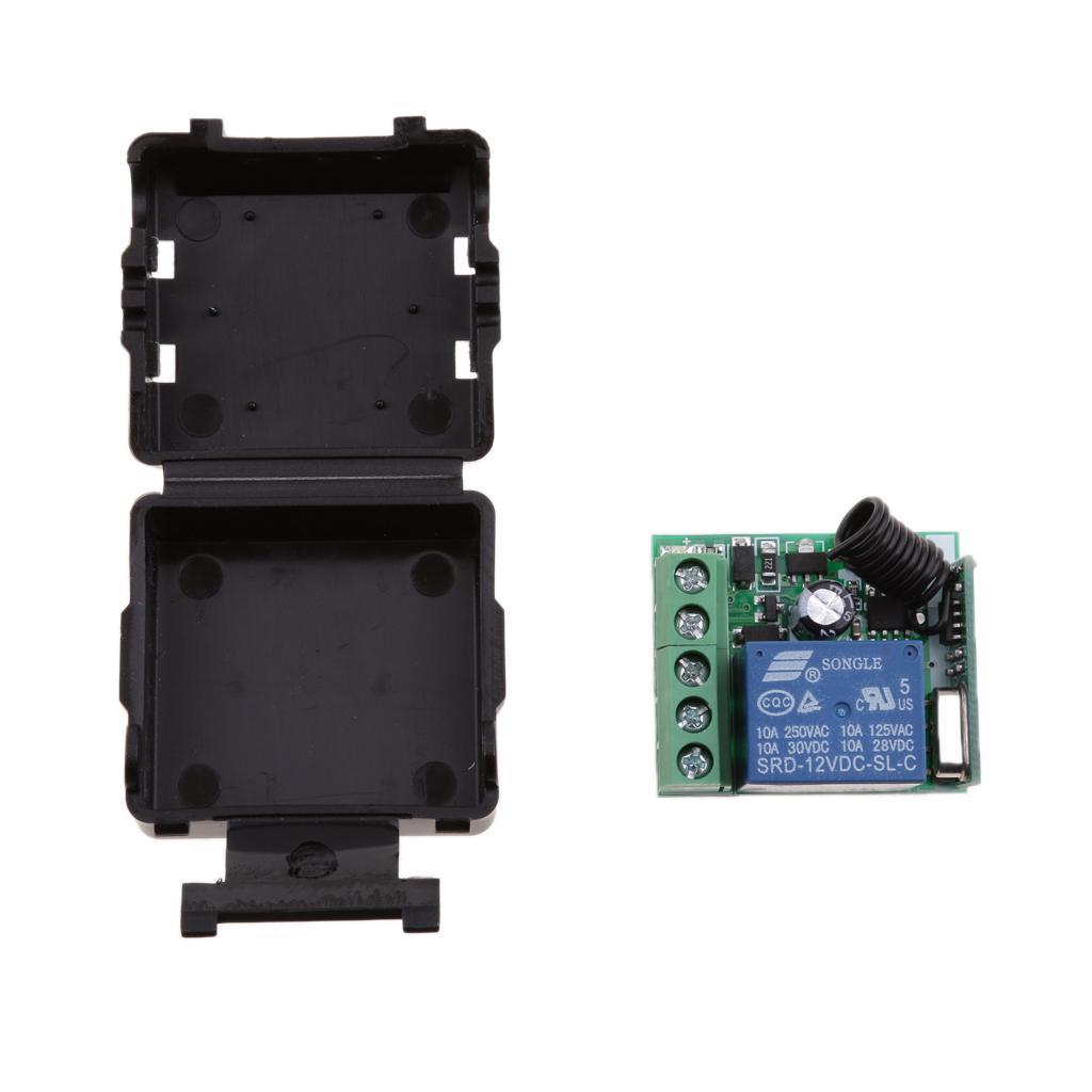 2xDC 12V Wireless Remote Control ON / OFF Switch Receiver Transmitter 315MHz