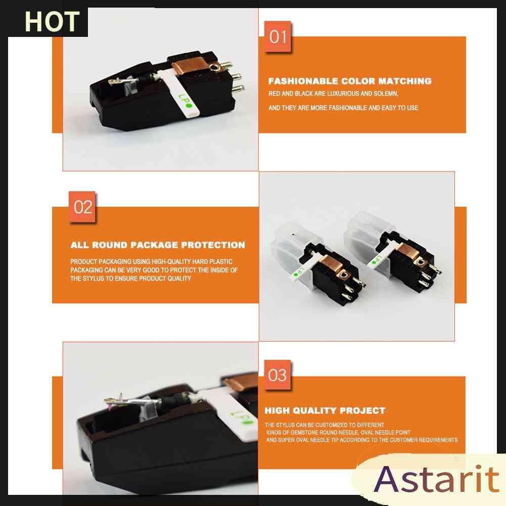 Hộp Cảm Ứng Âm Thanh Nổi Kép Ruby + Sapphire Cho Máy Ghi Âm LP 78 RPM