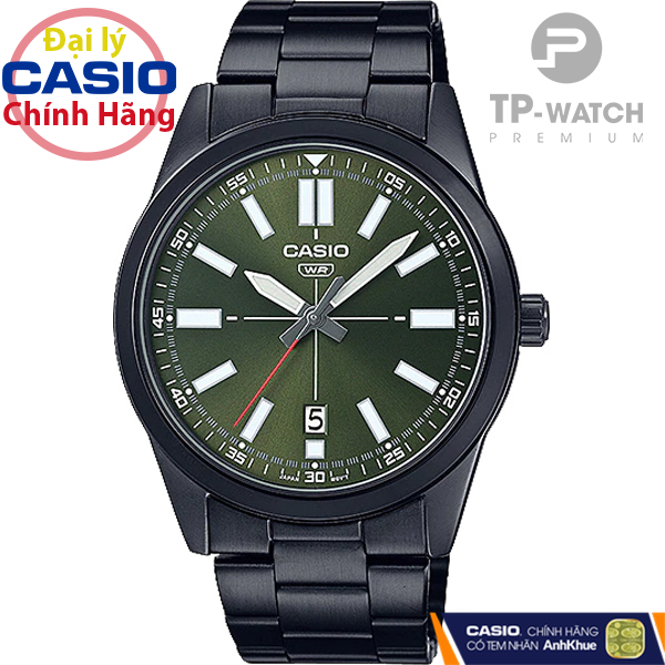 Đồng Hồ Nam Dây Thép Casio Standard MTP-VD02B-3EUDF Chính Hãng - MTP-VD02B-3E