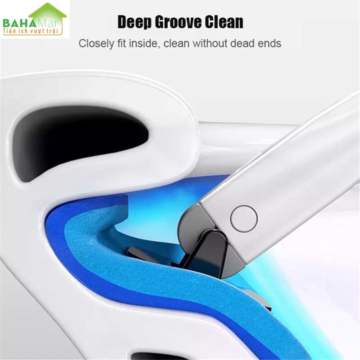 BỘ DỤNG CỤ LÀM VỆ SINH NHÀ TẮM CÓ ĐẦU THAY THẾ DÙNG MỘT LẦN "BAHAMAR" thiết kế đầu bàn chải có dung dịch dùng 1 lần làm sạch sạch sẽ và tiện lợi loại bỏ mùi hôi và diệt khuẩn.