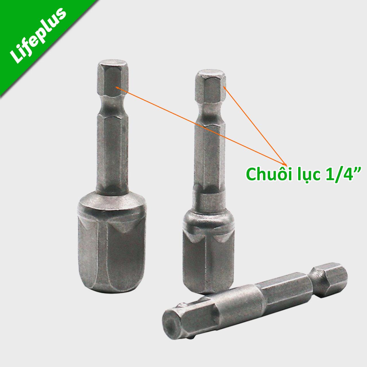 Bộ 3 đầu chuyển vặn khẩu cho máy khoan