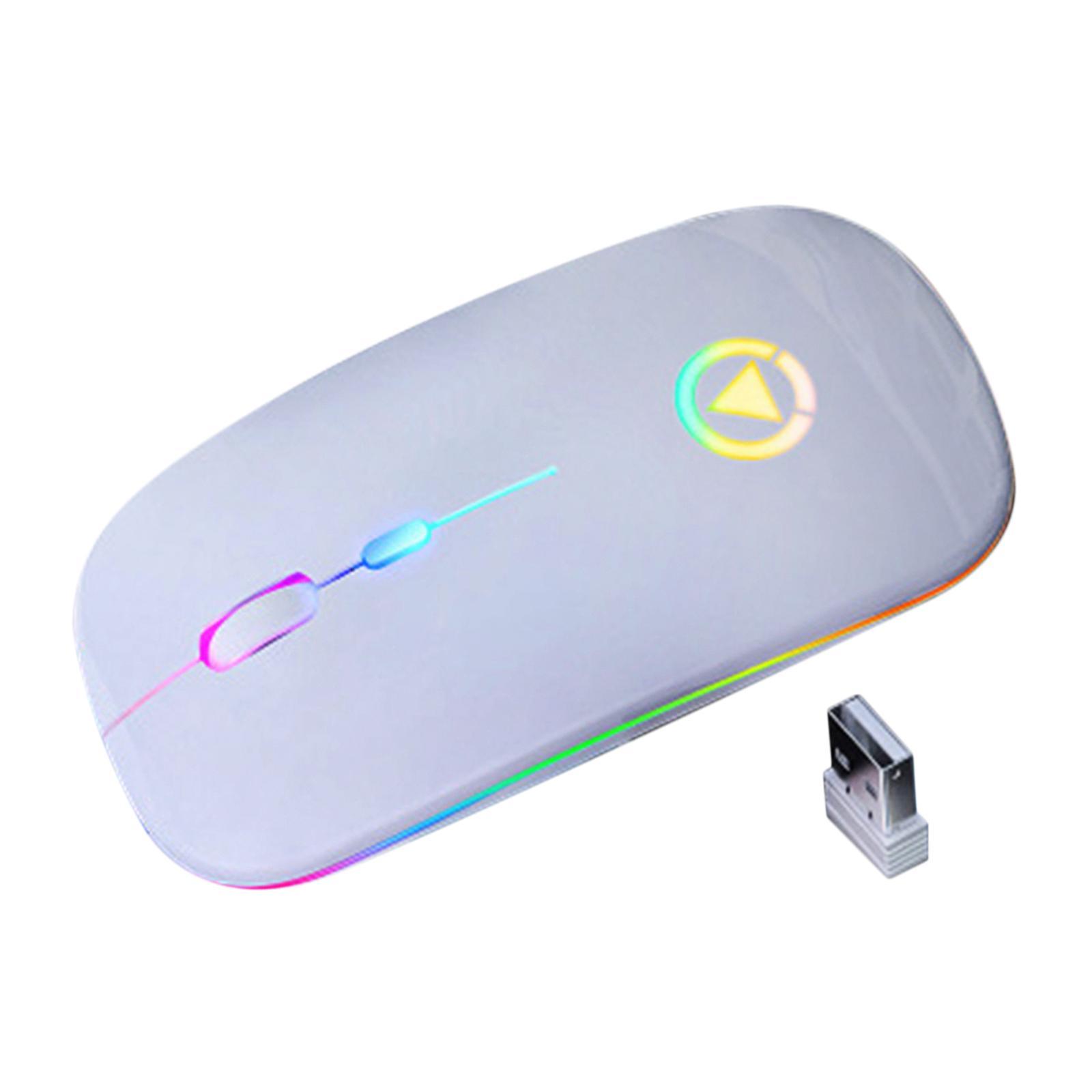 Slim Portable  Wireless Mice Mouse Rechargeable With