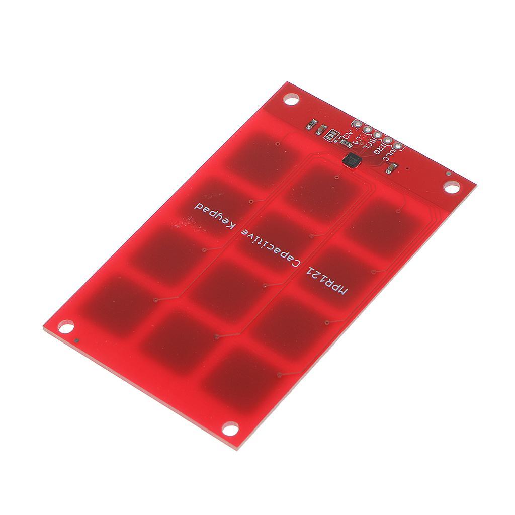 3-5pack MPR121 Capacitive Touch Shield Module Sensitive 3*4 Key Keyboard for