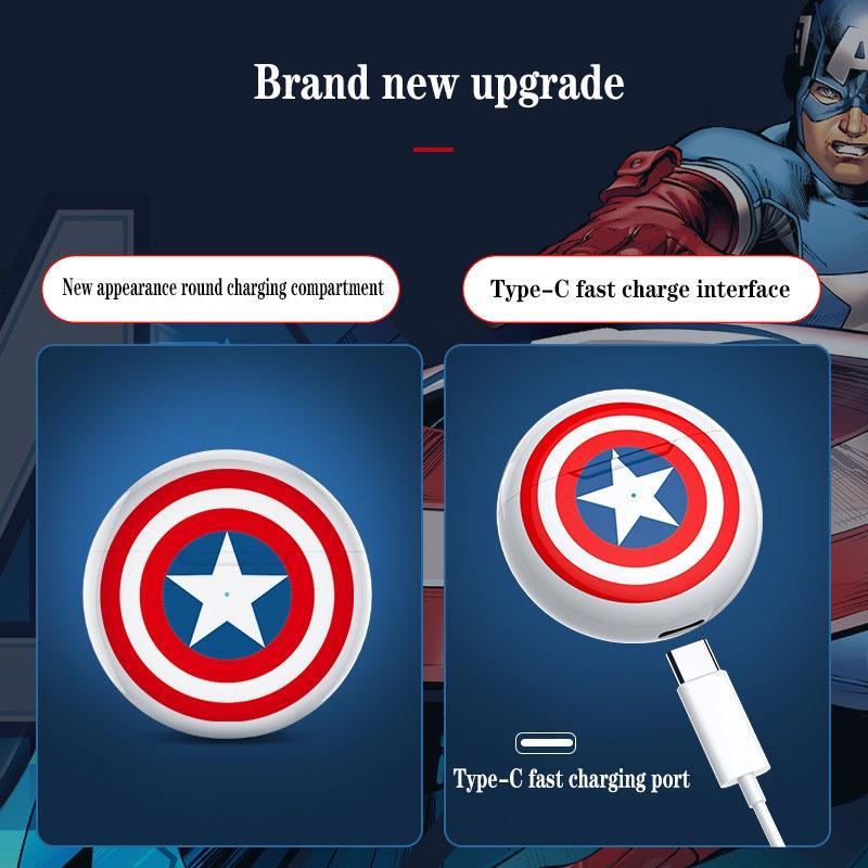 Disney Tai Nghe Bluetooth 5.0 Không Dây Chống Nước Có Mic Cảm Ứng