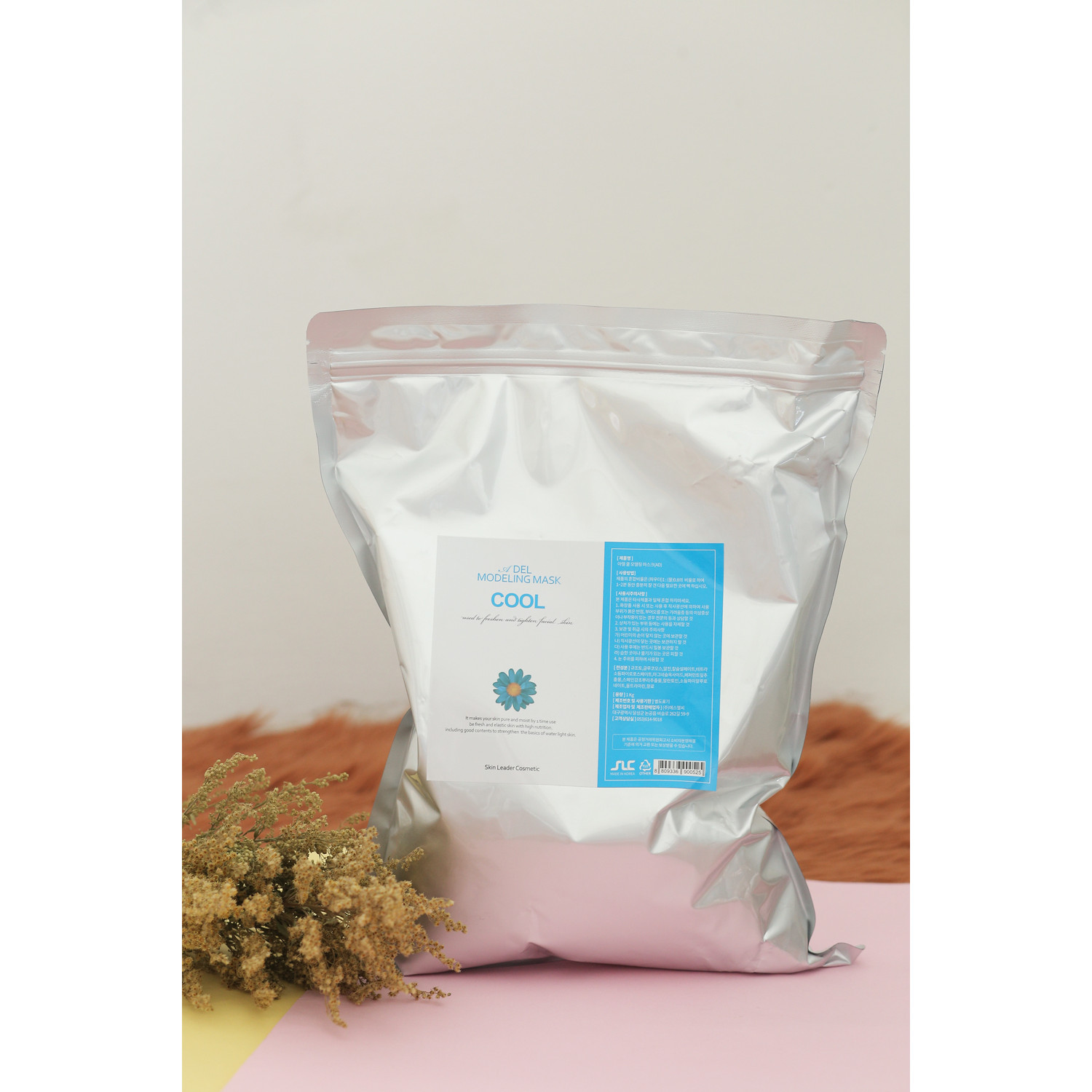 [KHUYẾN MÃI] Bột Mặt Nạ Dẻo Cool Kiềm Dầu Bạc Hà Làm Dịu ADEL Hàn Quốc 1kg