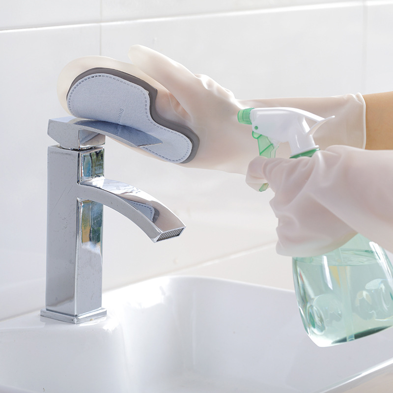 Găng tay silicon đính kèm bàn cọ rửa các loại tiện dụng GD13 giao màu ngẫu nhiên và các mã khác