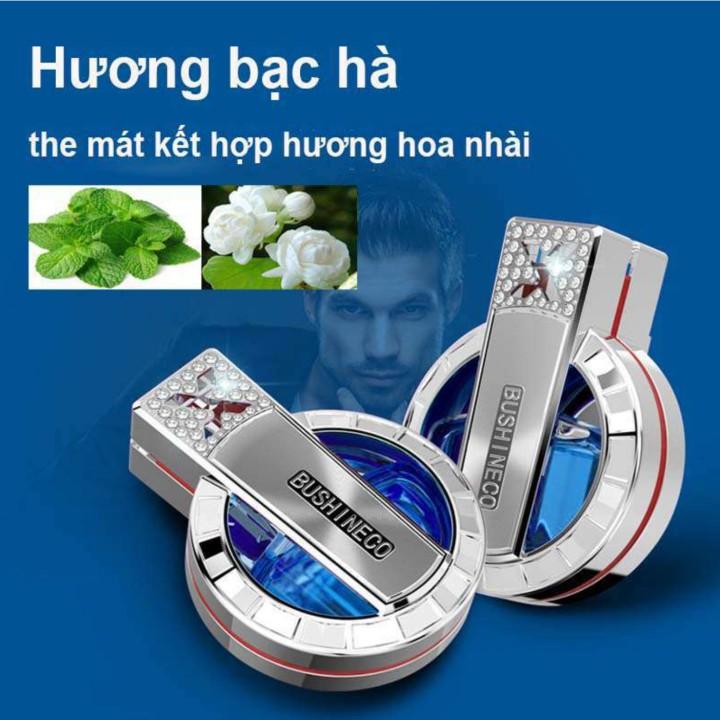 Nước hoa xe hơi, tinh dầu thơm cho xe hơi, tinh dầu kẹp cửa gió (Blue Sapphire)