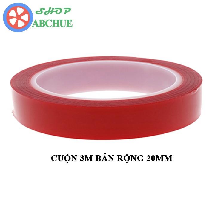 Băng Dính 2 Mặt Đa Năng Trong Suốt Chất Liệu Acrylic Bám Dính Mọi Bề Mặt