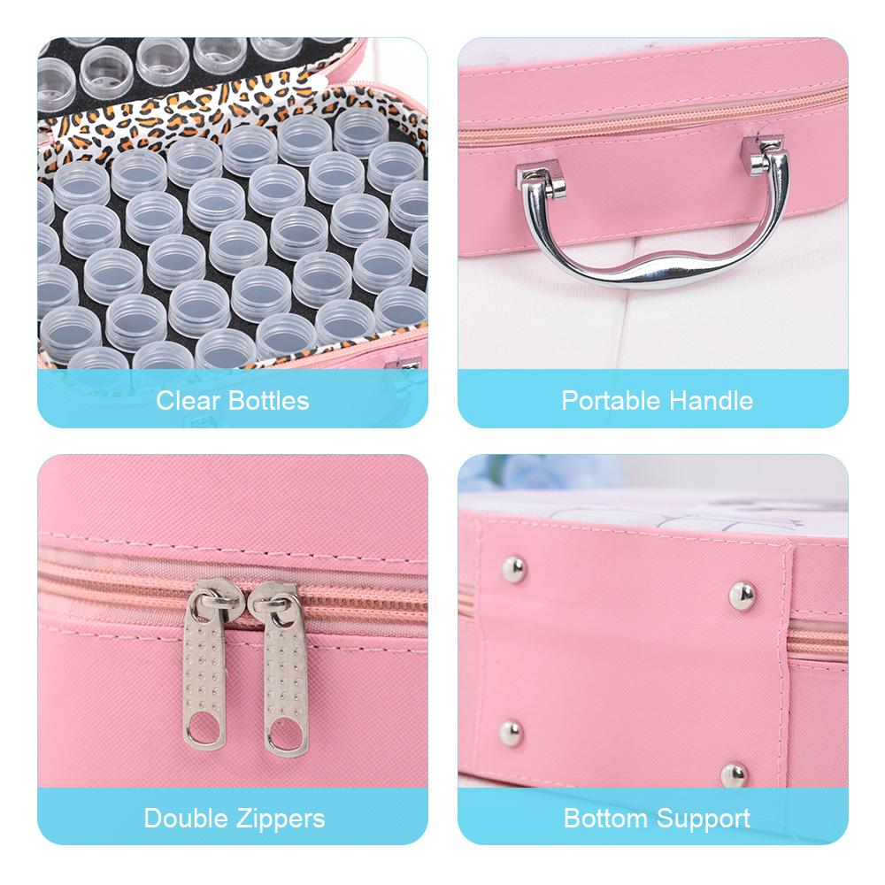 Hộp đựng dụng cụ đồ mỹ nghệ, hạt cườm, thêu tranh hoàn hảo, dung tích lớn để chứa tất cả các dụng cụ của bạn