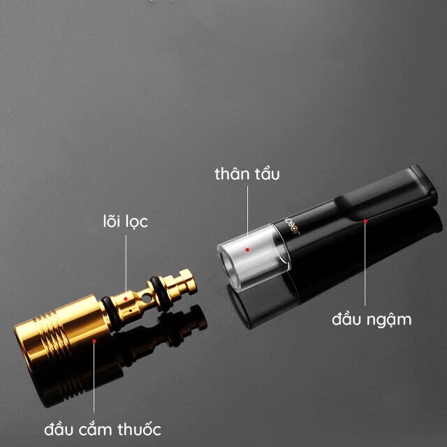 Sét Bật lửa khò jobon có chốt và tẩu Jobon ZB-A01