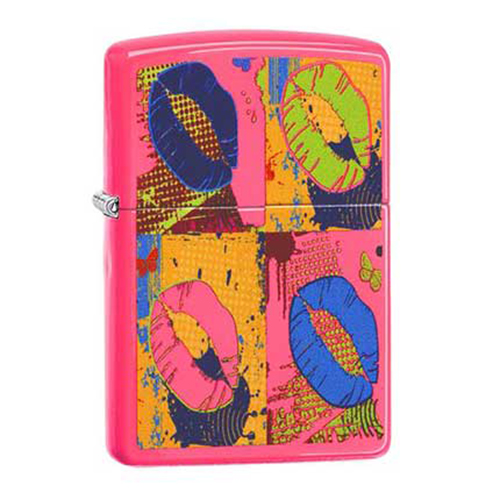 Bật Lửa Zippo 29086 Pop Lips Neon Pink