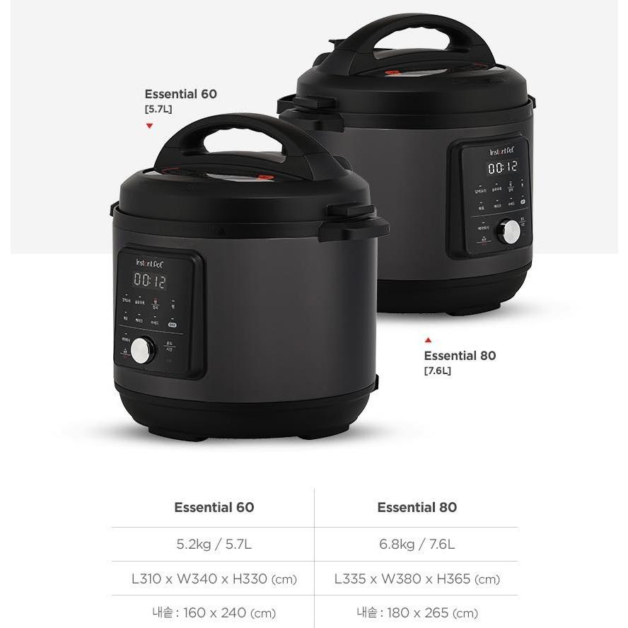 Nồi Áp Suất Đa Năng INSTANT POT 9IN1, Dung Tích 5.7L, Công Nghệ hơi Nước, Nhập Hàn, Bh 12 Tháng - 10in1