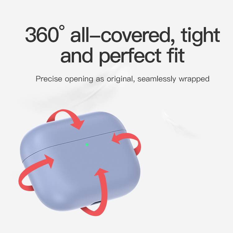 Bao case chống sốc silicon siêu mỏng cho tai nghe Apple Airpods Pro hiệu Totu AA-095 - Hàng nhập khẩu