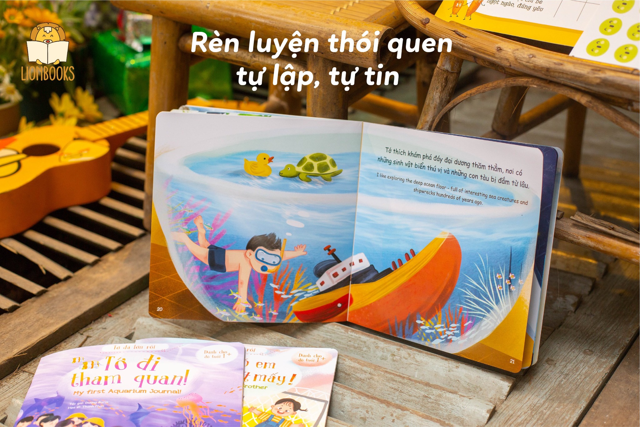 Combo 3 Cuốn Sách Kỹ Năng Cho Bé 1-2-3-6 Tuổi - Bộ Tớ Đã Lớn Rồi (Song Ngữ Anh Việt) - Truyện Tranh Cho Bé Tập Nói, Mầm Non