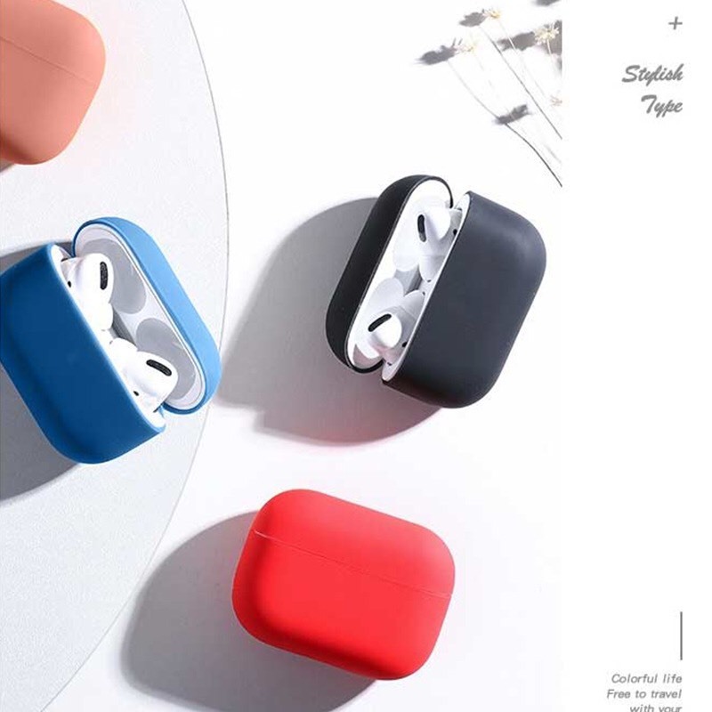 Vỏ bảo vệ bao đựng tai nghe case dành cho airpods 1 2 Pro chống va đập