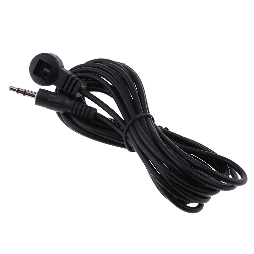 Cheap 9.8Ft IR Emitter Cable 3.5mm Male Receiver Extension Cable Black Easy Using LED Lighting