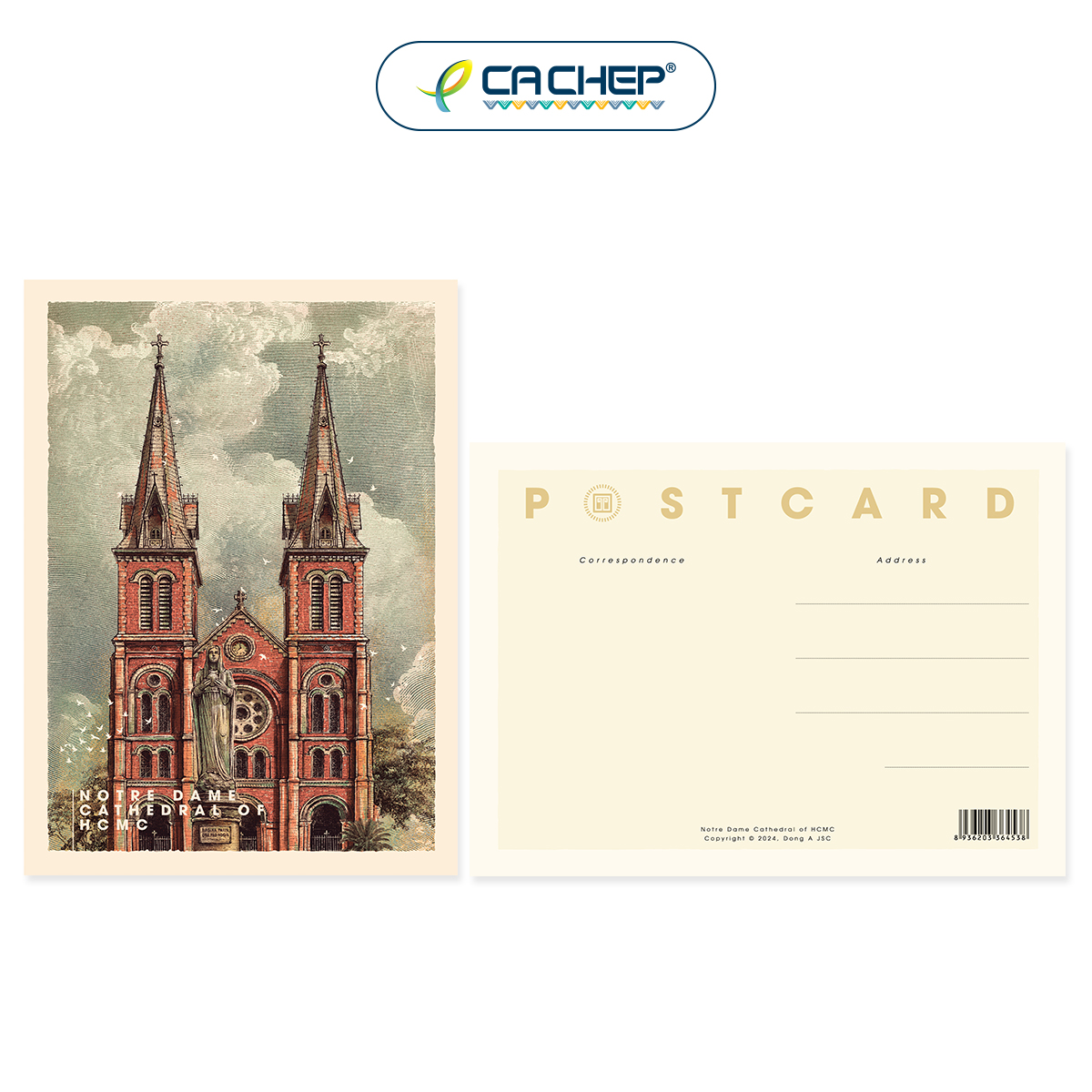 Thiệp Nhà thờ Đức Bà (Poscard Notre Dame Cathedral of HCMC)