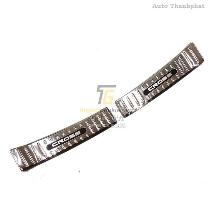 ToyotaCross, Ốp chống trầy cốp Inox dành cho xe Toyota Corolla Cross 2020 2021