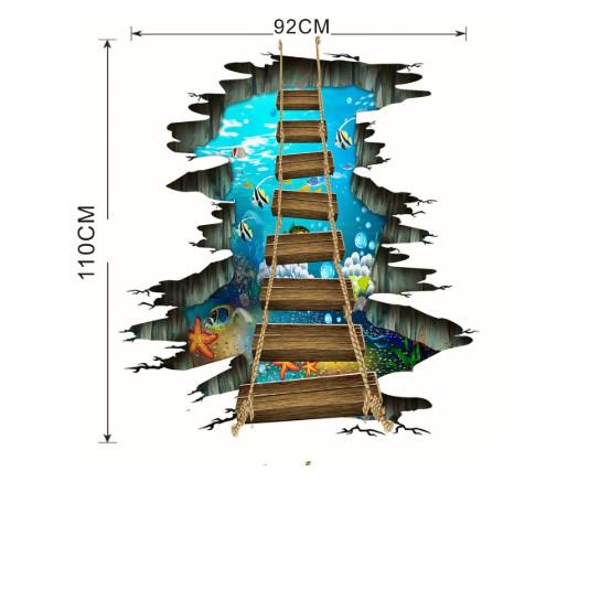 Miếng dán sàn nhà 3D 60x90cm