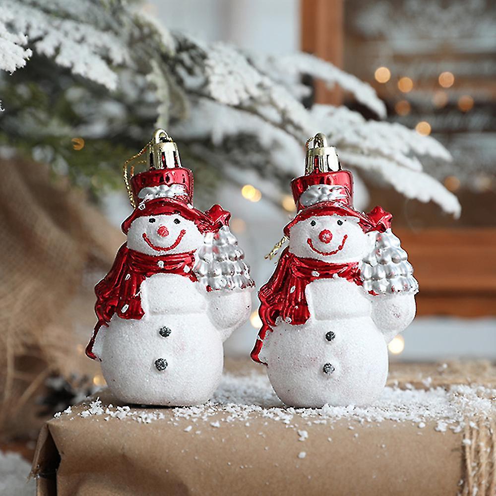 2pcs nhựa Giáng sinh trang trí cây thông Noel trang trí