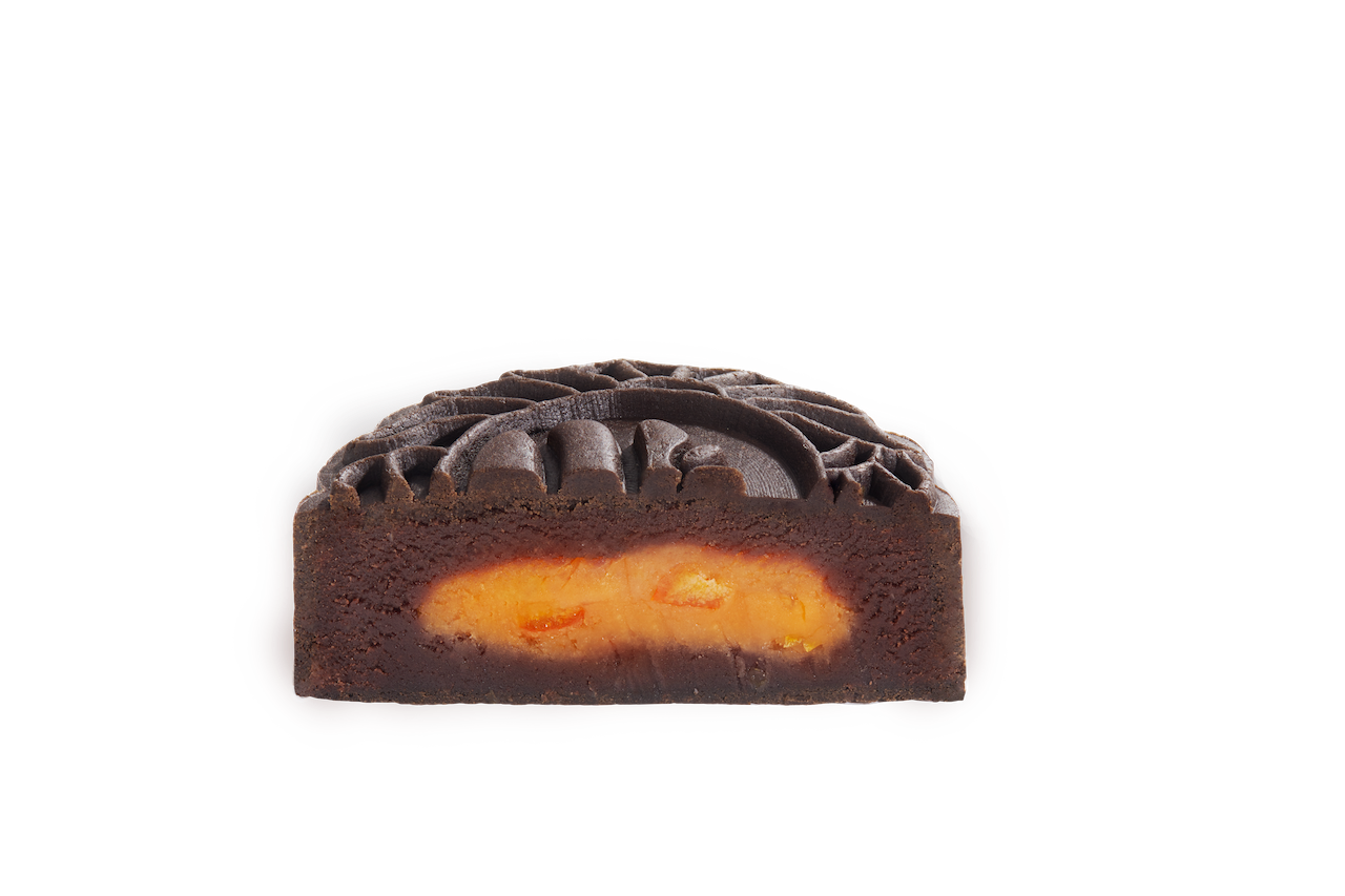 [CHAY] Bánh trung thu ăn kiêng, ít ngọt Chocolate Cam Navel Đông Trùng Hạ Thảo Nonglamfood 150g