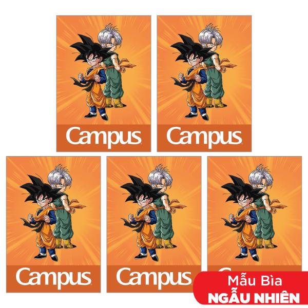 Combo 5 Tập Dragon Ball Z - B5 4 Ô Ly 48 Trang ĐL 100g/m2 - Campus NB-BDBB48 (Mẫu Màu Giao Ngẫu Nhiên)