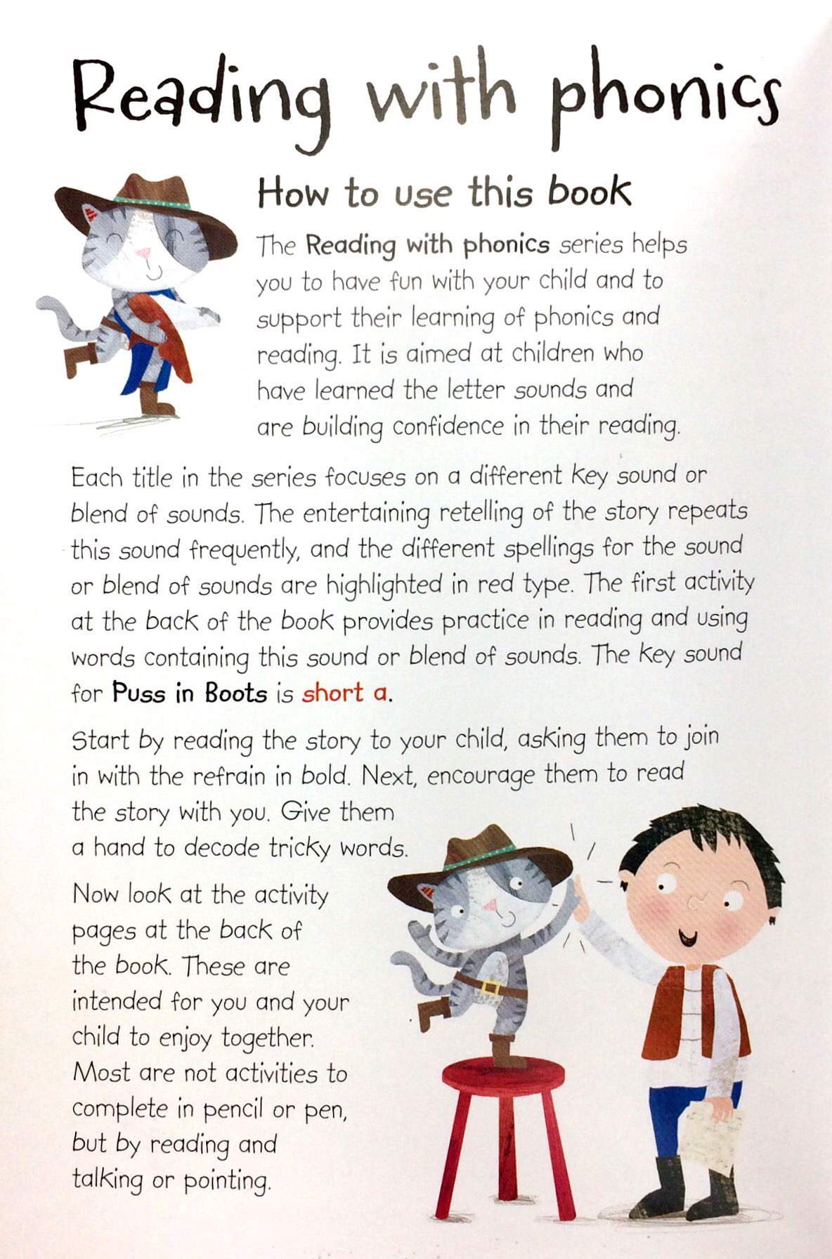 Puss in Boots (Reading with Phonics) Hardcover