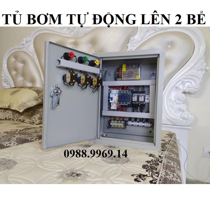 TỦ ĐIỀU KHIỂN BƠM TỰ ĐỘNG LÊN 2 BỂ