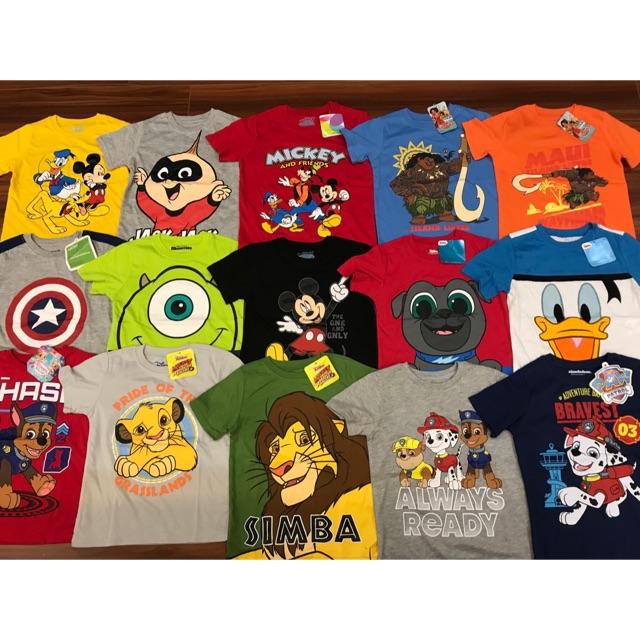 Áo Thun bé trai cộc tay Disney