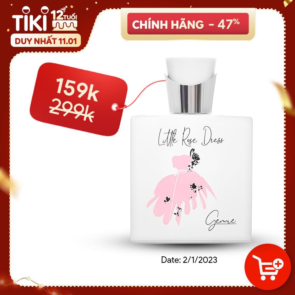 Nước Hoa Nữ Gennie Little Rose Dress 50ml Chính Hãng